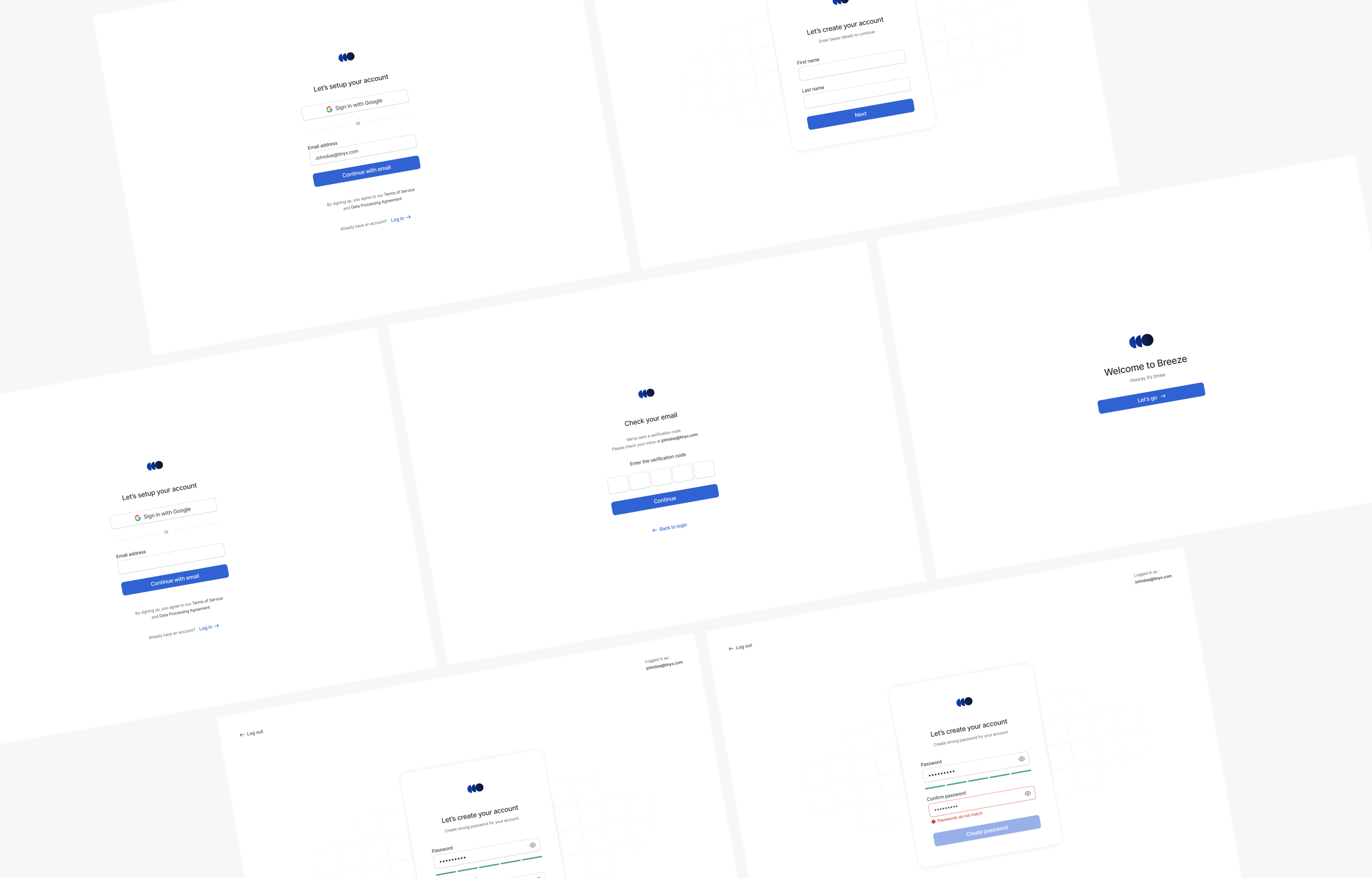 Login page design